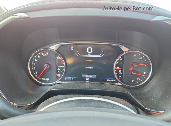 3GNKBKRS9PS202851 2023 CHEVROLET BLAZER Red Instrument cluster view