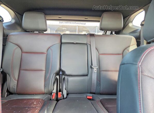 3GNKBKRS9PS202851 2023 CHEVROLET BLAZER Red Rear seats view