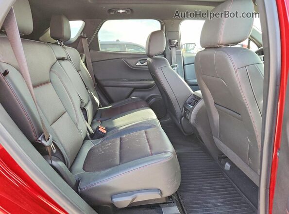 3GNKBKRS9PS202851 2023 CHEVROLET BLAZER Red Rear interior view