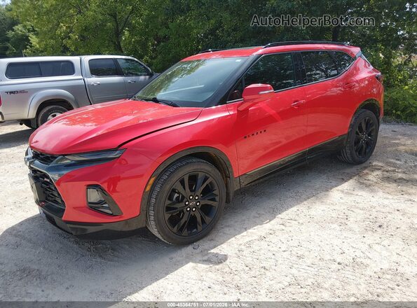 3GNKBKRSXLS668475 2020 CHEVROLET BLAZER Red Vista tres cuartos delantera izquierda