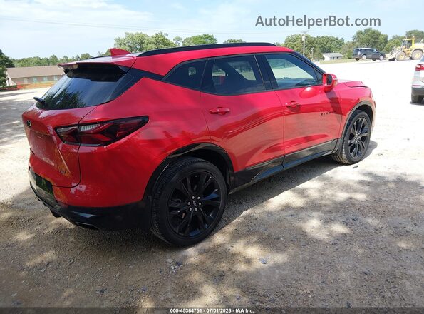 3GNKBKRSXLS668475 2020 CHEVROLET BLAZER Red Trasero derecho