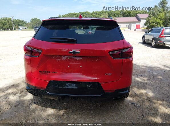3GNKBKRSXLS668475 2020 CHEVROLET BLAZER Red 