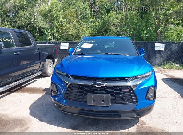 3GNKBKRSXLS673188 2020 CHEVROLET BLAZER Blue Vista del cuadro de instrumentos