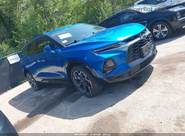 3GNKBKRSXLS673188 2020 CHEVROLET BLAZER Blue Vista interior trasera