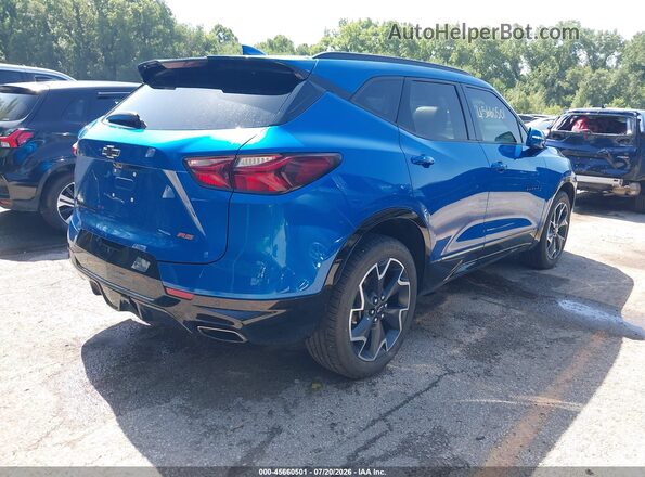 3GNKBKRSXLS673188 2020 CHEVROLET BLAZER Blue Trasero derecho