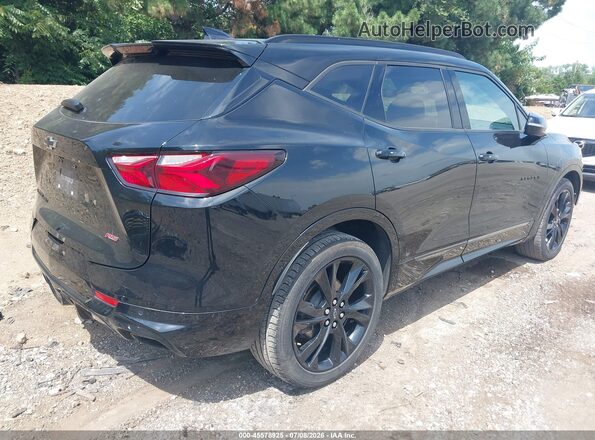 3GNKBKRSXNS190349 2022 CHEVROLET BLAZER Black Rear right