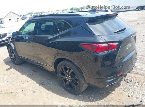 3GNKBKRSXNS190349 2022 CHEVROLET BLAZER Black Rear left
