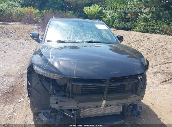 3GNKBKRSXNS190349 2022 CHEVROLET BLAZER Black Rear interior view