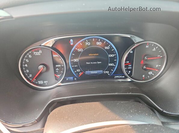 3GNKBKRSXPS100930 2023 CHEVROLET BLAZER White Vista del cuadro de instrumentos