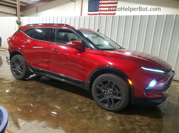 3GNKBKRSXRS164288 2024 CHEVROLET BLAZER Red Передня права чверть