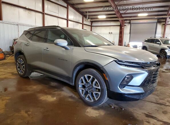 3GNKBKRSXRS244917 2024 CHEVROLET BLAZER Gray Delantero derecho