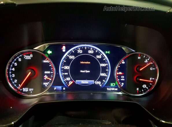 3GNKBKRSXRS244917 2024 CHEVROLET BLAZER Gray Vista del cuadro de instrumentos