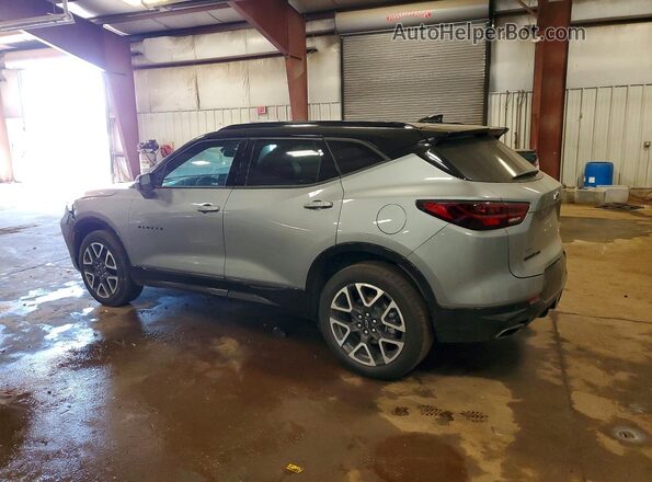 3GNKBKRSXRS244917 2024 CHEVROLET BLAZER Gray Trasero izquierdo