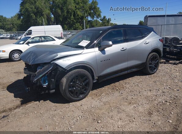 3GNKBKRSXRS249180 2024 CHEVROLET BLAZER Silver Առջևի ձախ երեք քառորդ տեսարան