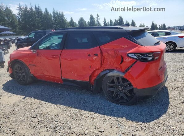3GNKBKRSXSS115324 2025 CHEVROLET BLAZER Red Հետևի ձախ