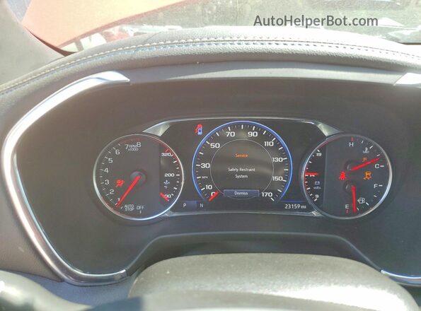 3GNKBKRSXSS115324 2025 CHEVROLET BLAZER Red Սարքավորումների վահանակի տեսք