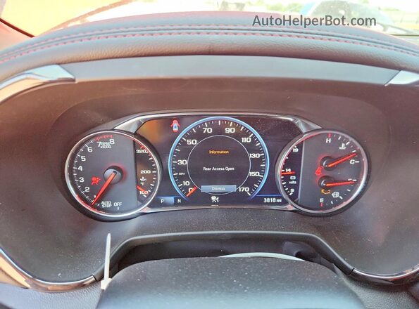 3GNKBKRSXTS133372 2026 CHEVROLET BLAZER Orange Вид щитка приладів