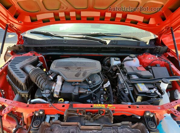 3GNKBKRSXTS133372 2026 CHEVROLET BLAZER Orange Вид задньої частини салону