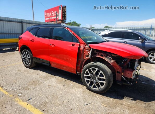 3GNKBKRSXTS133372 2026 CHEVROLET BLAZER Orange Передня права чверть
