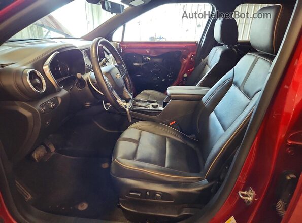 3GNKBLRS4MS558948 2021 CHEVROLET BLAZER Red Vista interior delantera