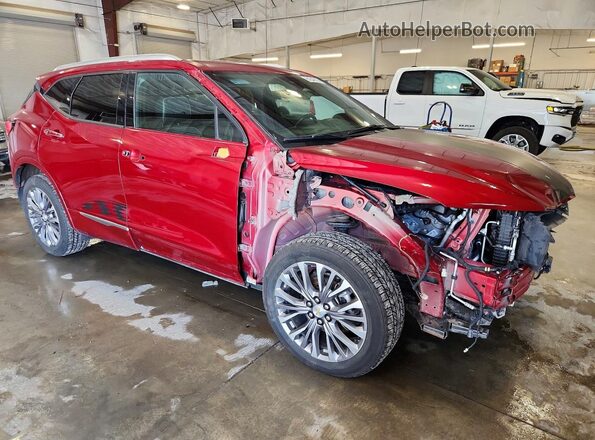 3GNKBLRS4MS558948 2021 CHEVROLET BLAZER Red Delantero derecho