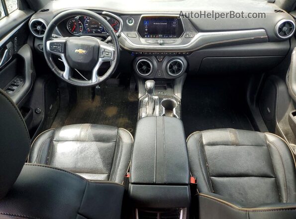3GNKBLRS9LS549354 2020 CHEVROLET BLAZER Black Widok deski rozdzielczej