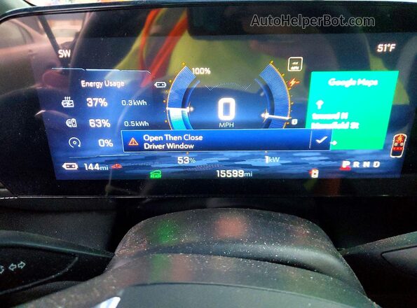 3GNKDBRJ3RS263598 2024 CHEVROLET BLAZER Purple Vista del cuadro de instrumentos