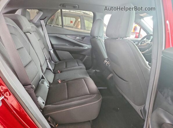 3GNKDGRJ4SS154733 2025 CHEVROLET BLAZER Red Rear seats view