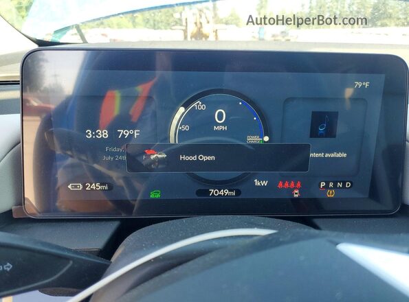 3GPKHXRJ0SS521235 2025 HONDA PROLOGUE Синий Вид щитка приборов