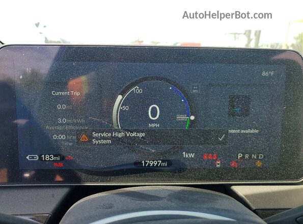3GPKHZRJ3RS521817 2024 HONDA PROLOGUE Blue ხელსაწყოთა პანელის ხედი