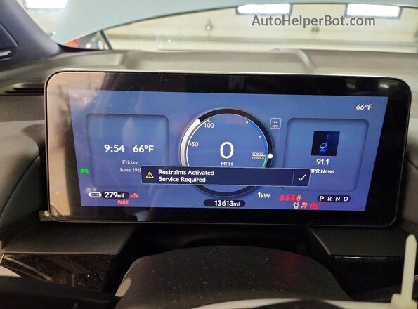 3GPKHZRJ8SS510236 2025 HONDA PROLOGUE Синий Вид щитка приборов