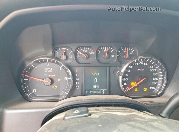 3GTP1LEH3GG366780 2016 GMC SIERRA Blue Instrument cluster view