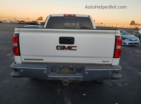 3GTP1MEC6JG162105 2018 GMC SIERRA White Հետևի տեսք