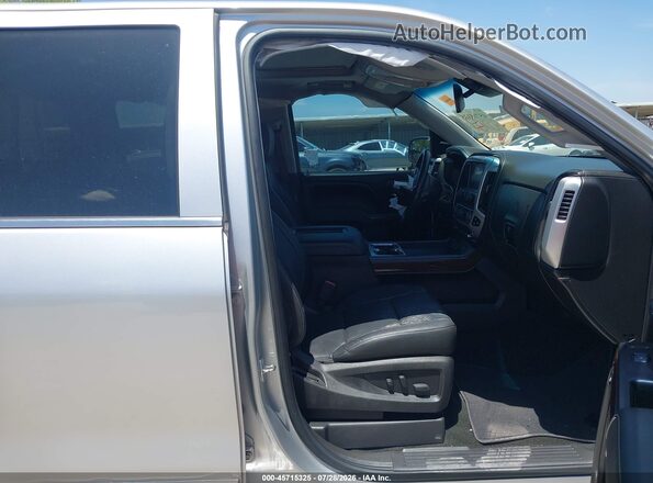 3GTP1NEC0HG343393 2017 GMC SIERRA Silver წინა სალონის ხედი