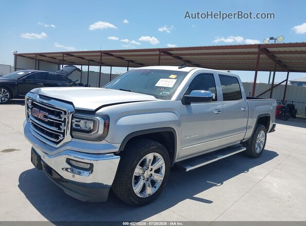 3GTP1NEC0HG343393 2017 GMC SIERRA Silver წინა მარცხენა ხედი სამი მეოთხედიდან
