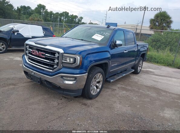 3GTP1NEC1GG143167 2016 GMC SIERRA Blue წინა მარცხენა ხედი სამი მეოთხედიდან