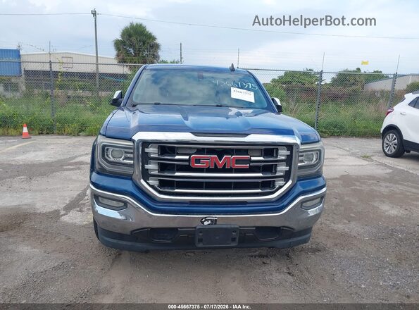 3GTP1NEC1GG143167 2016 GMC SIERRA Blue ხელსაწყოთა პანელის ხედი