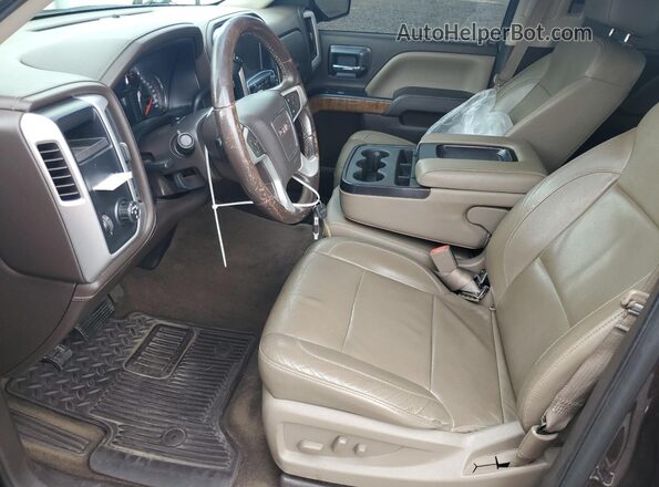 3GTP1NEC3GG208102 2016 GMC SIERRA Brown Widok wnętrza z przodu