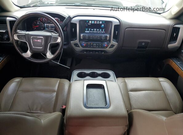 3GTP1NEC3GG208102 2016 GMC SIERRA Brown Widok deski rozdzielczej