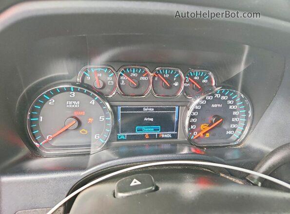 3GTP1NEC3HG492817 2017 GMC SIERRA Black Սարքավորումների վահանակի տեսք