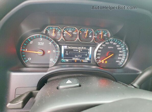 3GTP1NEC5HG346239 2017 GMC SIERRA Gray Vista del cuadro de instrumentos