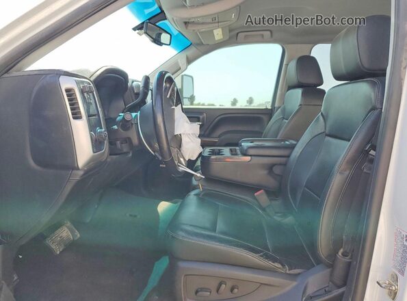 3GTP1NEC5JG192752 2018 GMC SIERRA White წინა სალონის ხედი