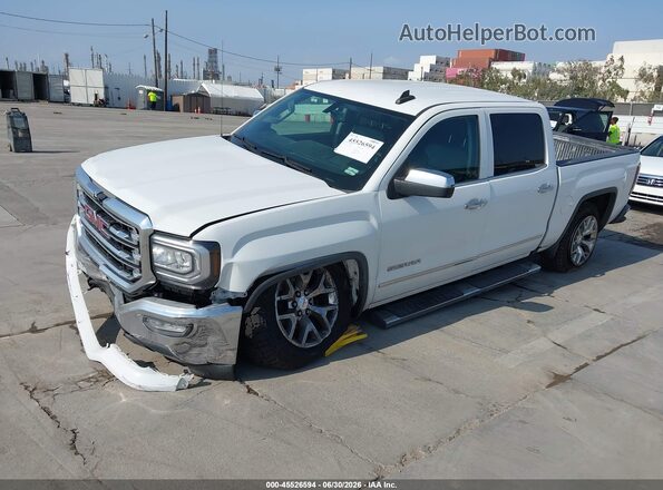 3GTP1NEC5JG342035 2018 GMC SIERRA White Передня ліва чверть