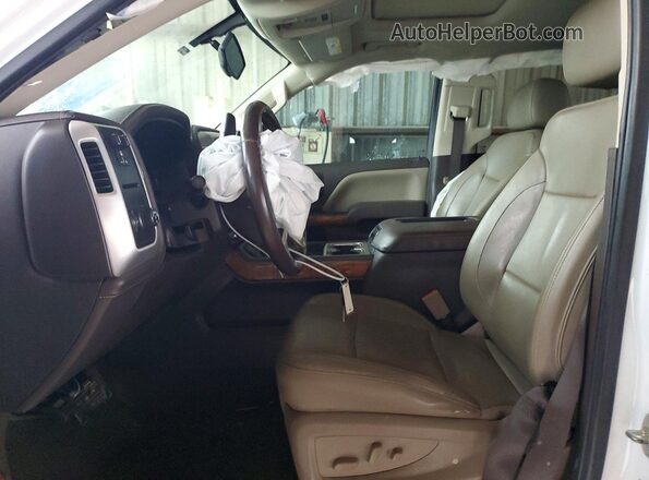 3GTP1NEC6JG140742 2018 GMC SIERRA Белый Вид салона спереди