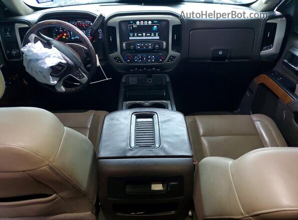 3GTP1NEC6JG140742 2018 GMC SIERRA Белый Вид панели приборов