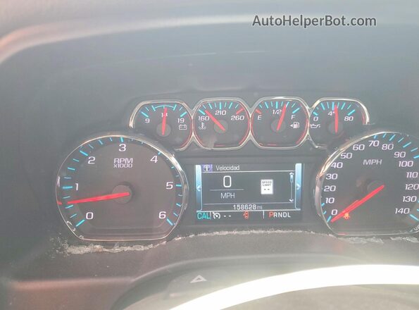3GTP1NEC7HG249561 2017 GMC SIERRA White Vista del cuadro de instrumentos