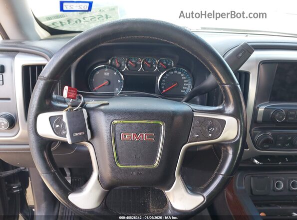 3GTP1NEC7HG358232 2017 GMC SIERRA Black Вид панелі приладів