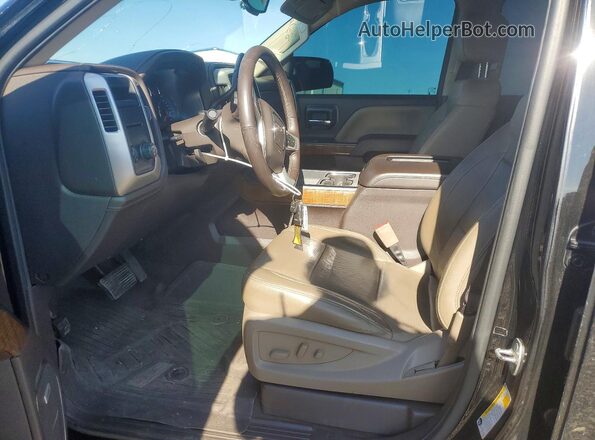 3GTP1NEC7JG212872 2018 GMC SIERRA Black Вид салону спереду