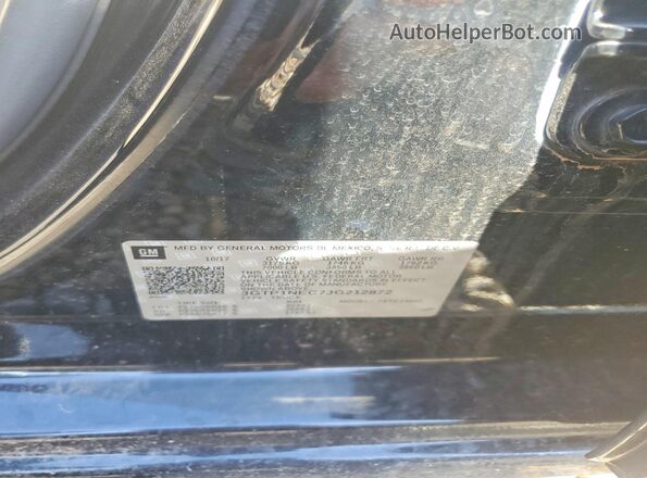 3GTP1NEC7JG212872 2018 GMC SIERRA Black Вид підкапотного простору