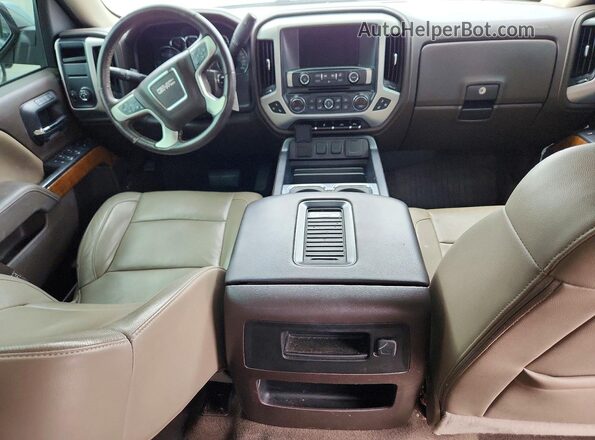 3GTP1NEC8HG253540 2017 GMC SIERRA Желто-коричневый Вид панели приборов